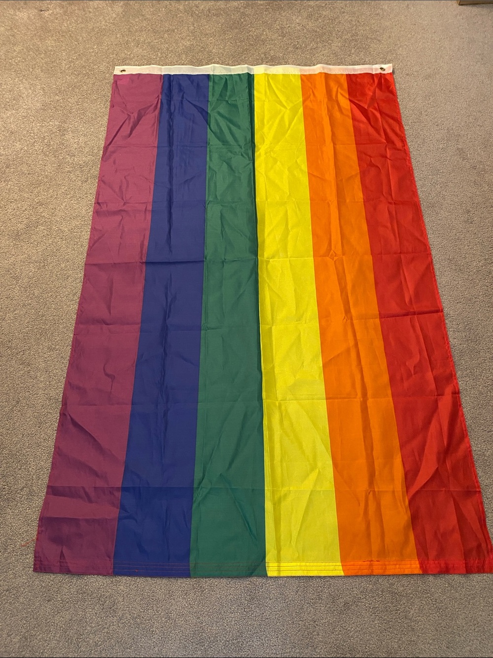 Vibrant Old School Rainbow Pride Flag for Home & Party Decor